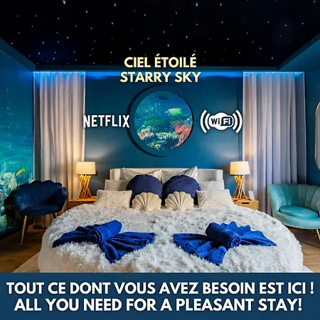 Lit Rond Tres Grand Et Confortable - Garage Possible Ou Parking Gratuit Rue - Gare 2 Min Et Ville 4 Min En Tram - Ciel Etoile - Netflix Videoprojecteur - Luxe Et Evasion Strasbourg Exterior photo