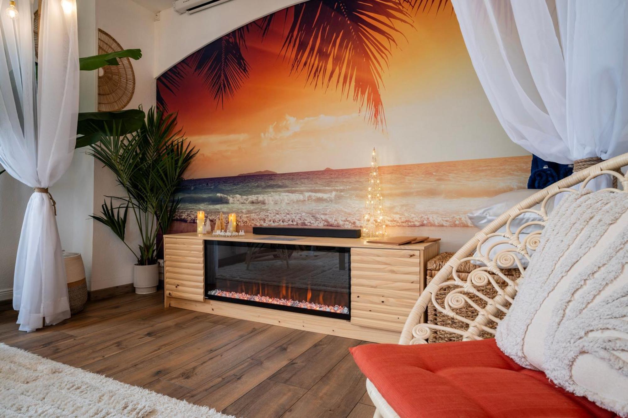 Lit Rond Tres Grand Et Confortable - Garage Possible Ou Parking Gratuit Rue - Gare 2 Min Et 4 Min En Tram - Ciel Etoile - Netflix Videoprojecteur - Luxe Et Evasion Apartamento *